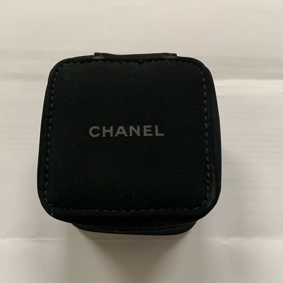 AUTHENTIC TRIO; Chanel Black Jewelry Box - Billfold & Plastic Chanel Cover - Picture 5 of 9
